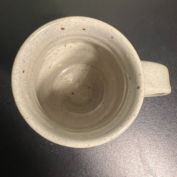 Handcrafted Hand Painted Pottery Mug Embossed w/ Word SAWBILL ~ Minnesota - Picture 5 of 9